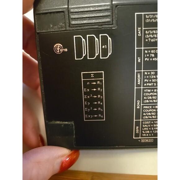 Vintage Hewlett Packard HP 12C Financial Calculator Pre Owned, Classic Office - Picture 4 of 4